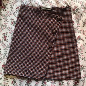 UO plaid skirt